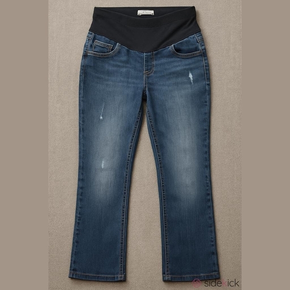 Paris Blues Blue Ankle Cropped Jeans​​ - Picture 1 of 3